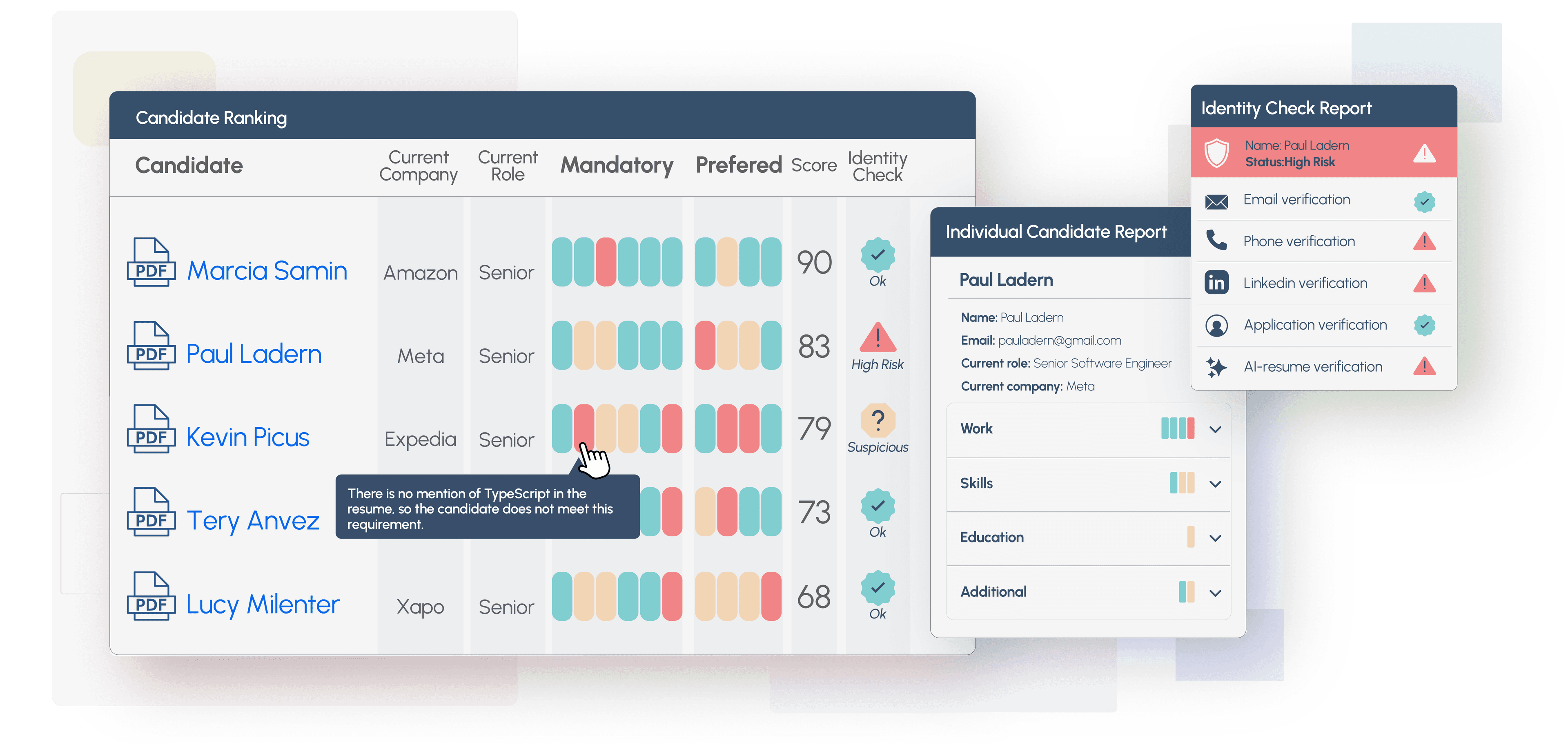 <span class="relative bg-gradient-to-r from-primary to-secondary bg-clip-text text-transparent">AI</span> Resume Screening & <span class="relative bg-gradient-to-r from-primary to-secondary bg-clip-text text-transparent">Fraud Protection</span>
